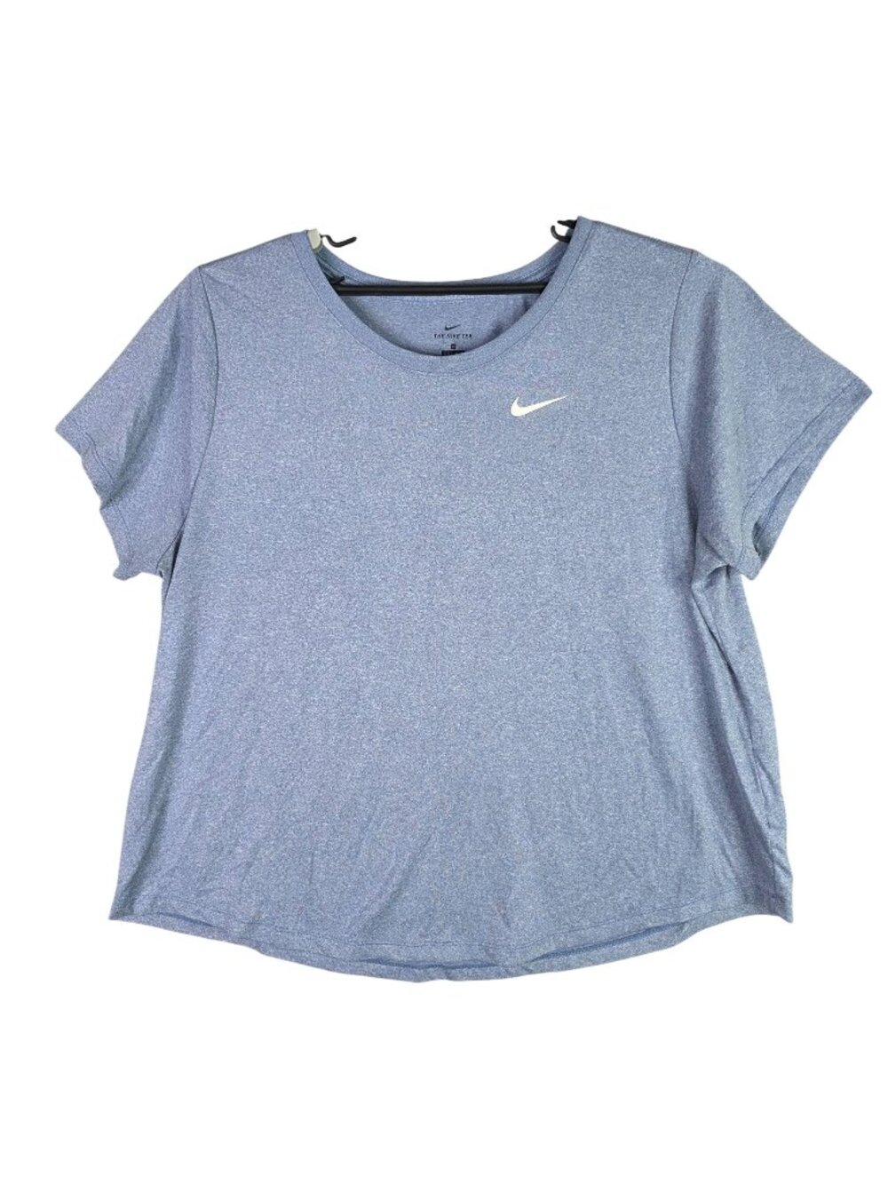Womens The Nike Tee Blue Dri Fit T Shirt Short Sleeve 100% Polyester Size 2X